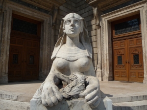Sphinx, guarding the opera house